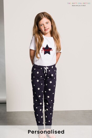 Personalised Kids Christmas Pyjamas by The Gift Collective (L16402) | £22