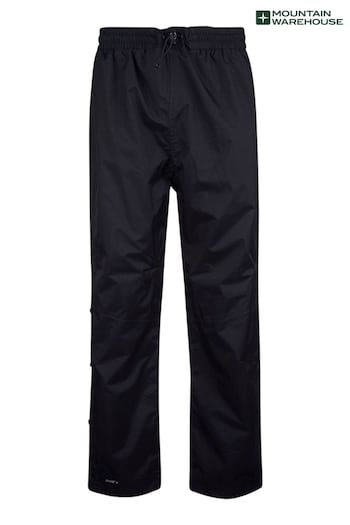 Mountain Warehouse Black Downpour Mens Waterproof Trousers These - Short Length (L16506) | £42