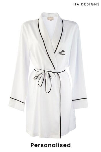 Personalised Sleep Dressing Gown By HA Design (L17921) | £45