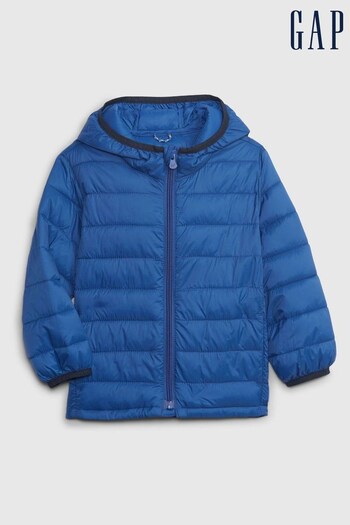 Gap Blue Recycled Lightweight Puffer Jacket (L18386) | £35