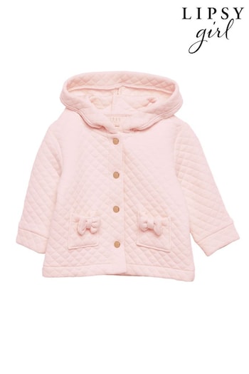 Lipsy Pink Quilted Jacket (0-6yrs) (L19271) | £22 - £30