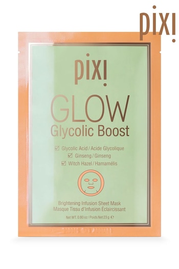 Pixi Glow Glycolic Boost - Brightening Infusion Sheet Mask (L19656) | £10