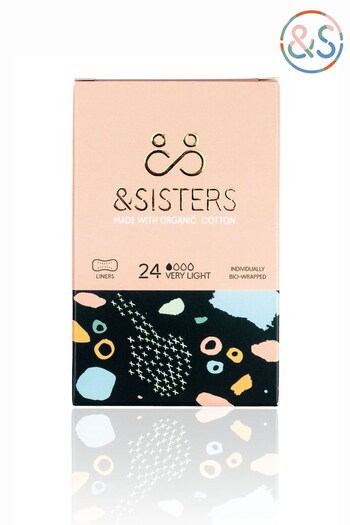 &Sisters | Plastic-free Liners | Organic | Bio-wrapped (L19926) | £4.50