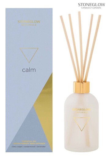 Stoneglow Naturals Calm Clary Sage Cedarwood Lavender Reed Diffuser (L19935) | £40