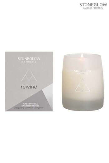 Stoneglow Clear Naturals Rewind Ylang Ylang Patchouli Bergamot Tumbler Scented Candles (L20004) | £35