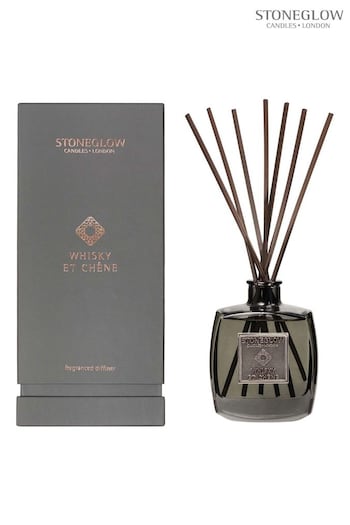 Stoneglow Metallique Collection Whisky et Chene Reed Diffuser (L20287) | £42