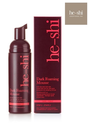 He-Shi Dark Foaming Tanning Mousse 150ml (L20711) | £27
