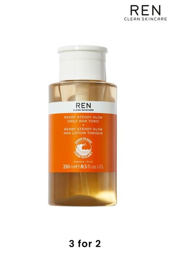 REN Clean Skincare Ready Steady Glow Daily AHA Tonic 250ML (L23449) | £30