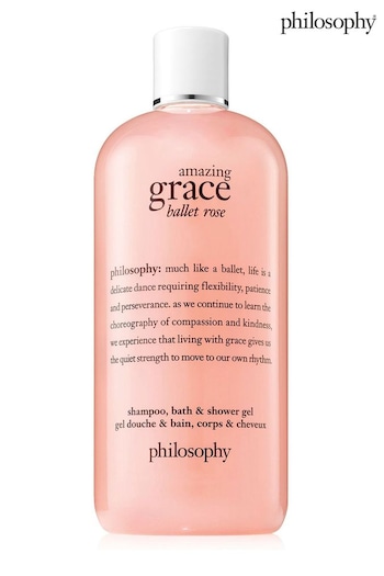 Philosophy Amazing Grace Ballet Rose Bath Shower Gel 480ml (L24245) | £20