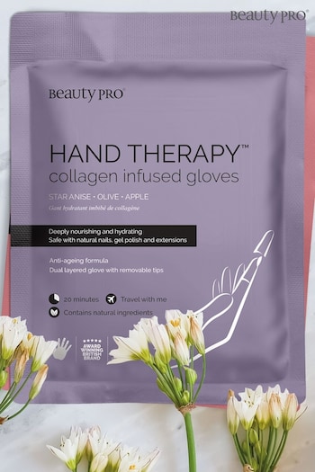 BeautyPro Hand Therapy Collagen Infused Glove (L26268) | £6