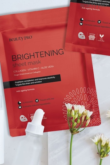 BeautyPro Brightening Collagen Sheet Mask (L26272) | £6