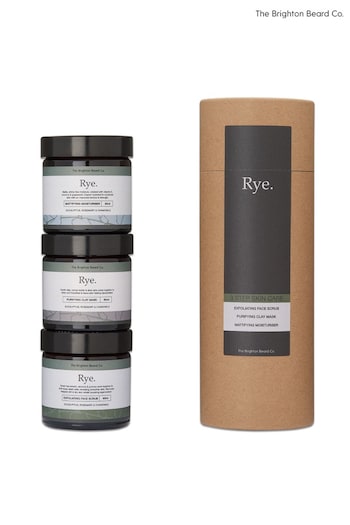 The Brighton Beard Co. Rye 3 Step Skin Care Gift Set (L26302) | £45