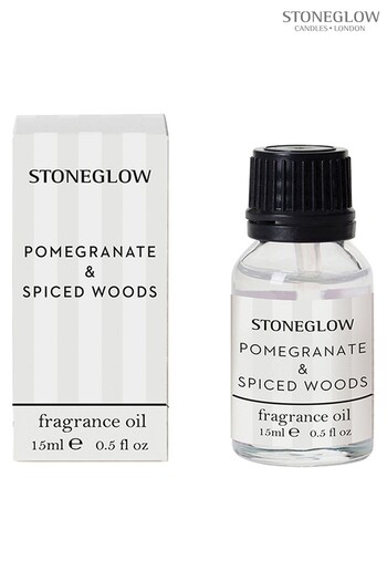 Stoneglow Clear Modern Classics Pomegranate and Spiced Woods Fragrance Oil 15ml (L42926) | £11