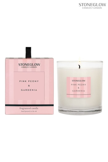 Stoneglow Modern Classics Pink Peony and Gardenia Tumbler Scented Candle (L42952) | £22
