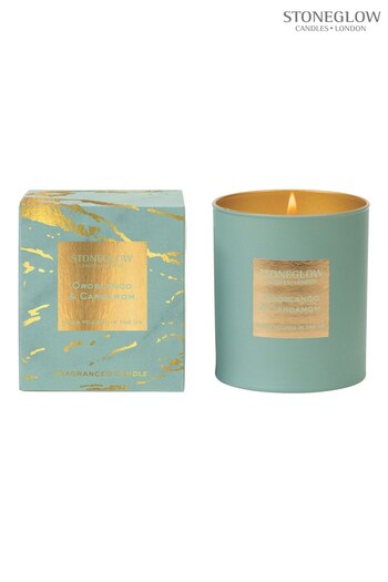 Stoneglow Clear Luna Oroblanco and Cardamom Tumbler Scented Candles (L43246) | £27