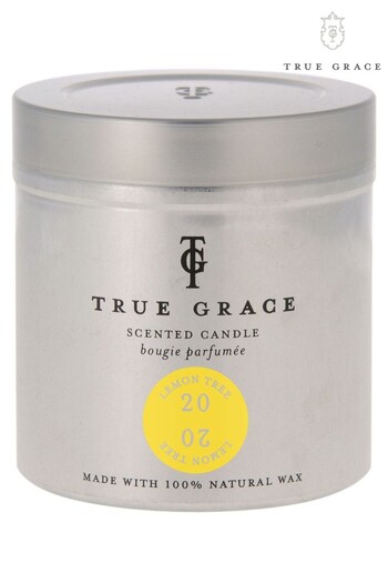 True Grace Clear Tin Scented Candle Lemon Tree (L43545) | £22