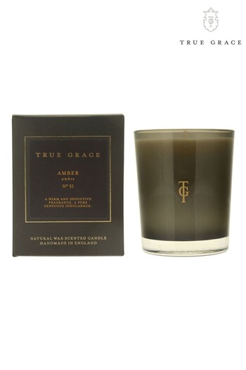 True Grace Clear Classic Scented Candle Amber (L43550) | £38
