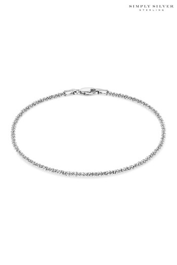 Simply Silver Silver Sterling Sparkle Bracelet (L45474) | £25