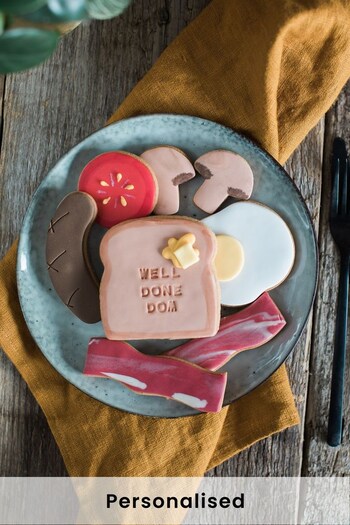 Personalised Full English Biscuit Gift by Honeywell Bakes (L46503) | £26
