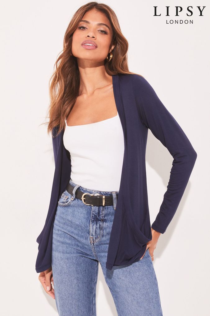 Navy sales cardigan uk