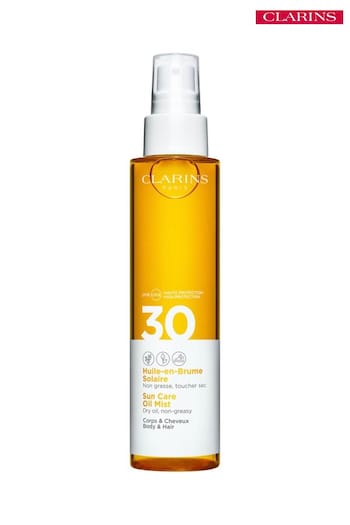 Clarins Sun Care Oil Mist UVB/UVA 30 for Body & Hair  150ml (L84141) | £28