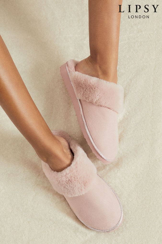 Buy Women s Slippers Pink Lipsy Footwear Online Next UK