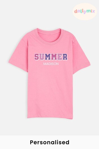 Personalised Summer T-Shirt by dollymix (L87649) | £17