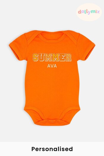 Personalised Summer Baby Bodysuit by Dollymix (L87650) | £14