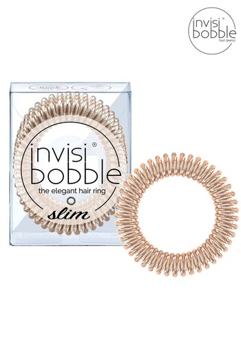 Invisibobble Slim Bronze Me Pretty Hair Ties (L93442) | £6