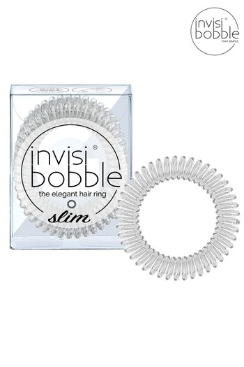 Invisibobble Slim Crystal Clear Hair Ties 3 Pack (L93443) | £6