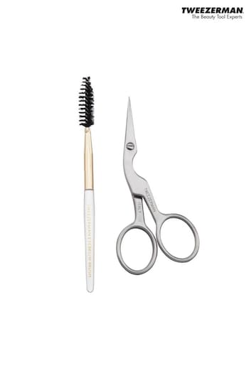 Tweezerman Brow Shaping Scissors & Brush (L97409) | £23