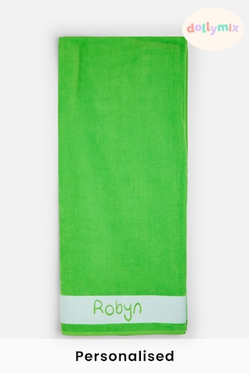 Personalised Kids Beach Towels by Dollymix (L98142) | £46