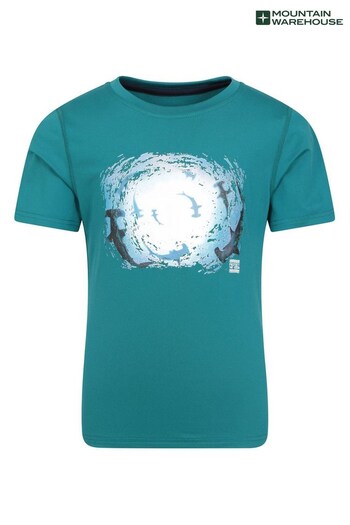 Mountain Warehouse Blue Steve Backshall Adventure Kids T-Shirt (L98481) | £10