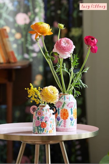 Lucy Tiffney at Next Set of 2 Floral Ceramic Mini Vases (M00081) | £22