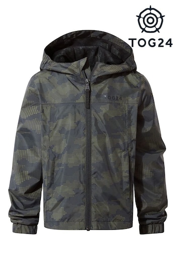 Tog 24 Grey Copley Kids Waterproof Camo Jacket (M00350) | £34