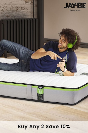 Jay-Be Beds Benchmark Green S1 Comfort Eco Friendly Mattress (M01277) | £160 - £215