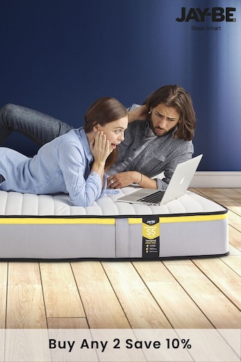 Jay-Be Beds Benchmark Yellow S5 Hybrid Eco Friendly Mattress (M01279) | £200 - £320