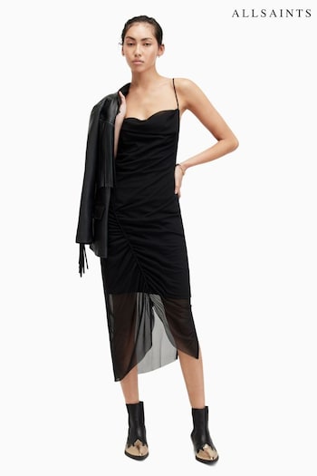 AllSaints Ulla Black Dress (M02699) | £119