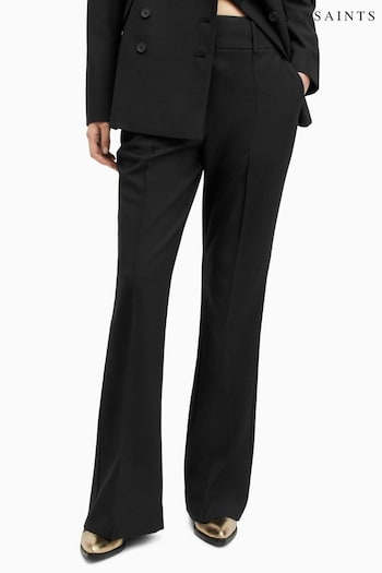 AllSaints Black Sevenh Trousers (M02978) | £199