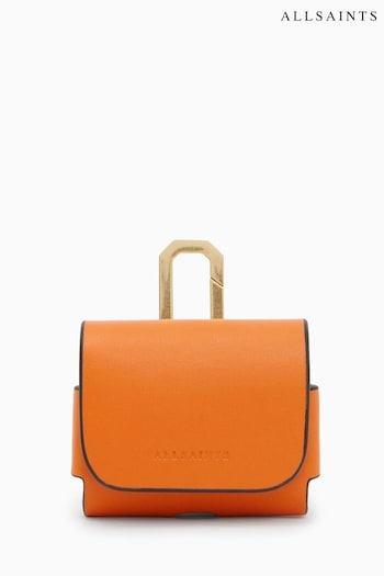 AllSaints Orange Airpod Case (M03345) | £39