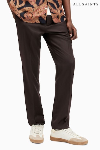 AllSaints Brown Thorpe Trousers (M03351) | £149