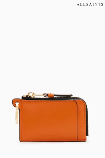 All Saints Orange Remy Wallet (M03951) | £49
