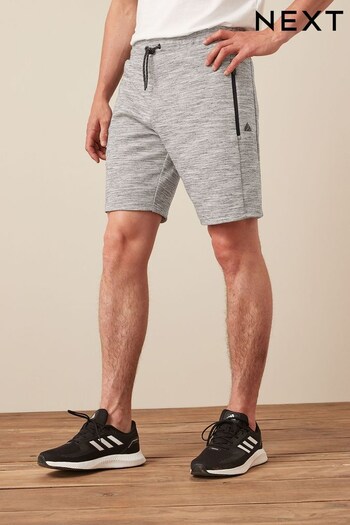Grey Jersey Shorts With Zip Pockets (M04647) | £24