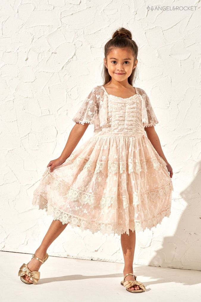 Next pink lace dress best sale