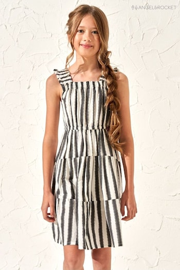 Angel & Rocket Etta Black Stripe Summer Dress (M06165) | £28 - £32