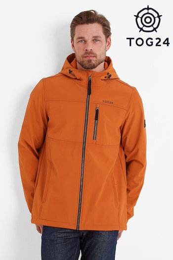 Tog 24 Mens Orange Truro Hooded Softshell Jacket (M06815) | £60