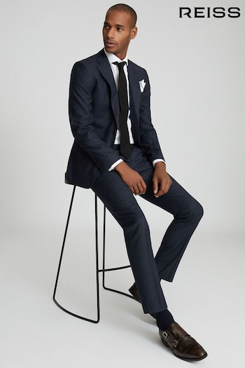 Reiss Dunn Textured Slim Fit Suit: Trousers (M06863) | £138