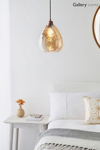 Gallery Home Brown Elegance 3 Bulb Pendant Light (M08085) | £46