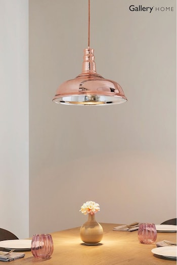 Gallery Home Copper Hugh Pendant Light (M08097) | £91