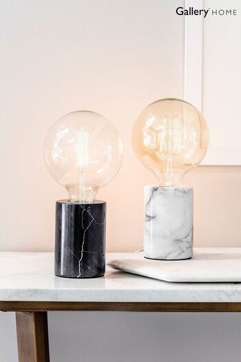Gallery Home Black Motto Base Table Lamp (M08134) | £41